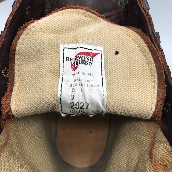 Red Wing Shoes Mens Sawmill Sz 9D 2927 2nds - Picture 11 of 15